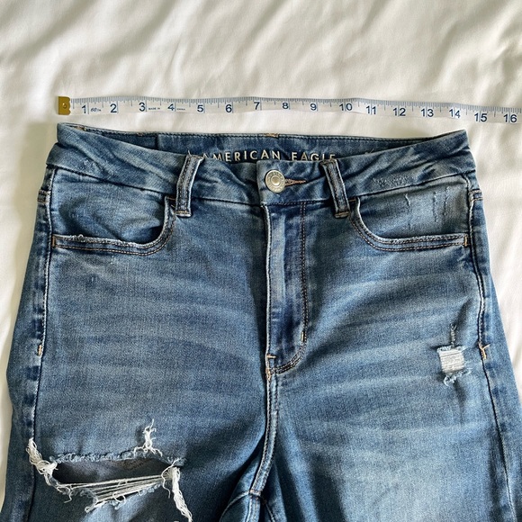 American Eagle Next Level Stretch Ripped Skinny Jeans - Picture 3 of 6
